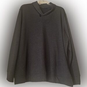 Perry Ellis Shirt Long Sleeved One Button Pullover (2XL)